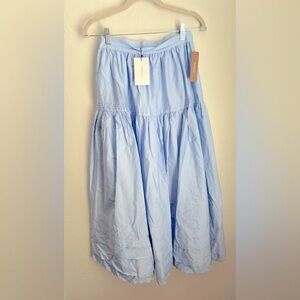Light Blue Maxi Skirt